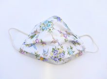 Cargar imagen en el visor de la galería, Mascarilla floral colibri
