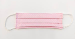 Mascarilla topitos rosa merakiheartmade