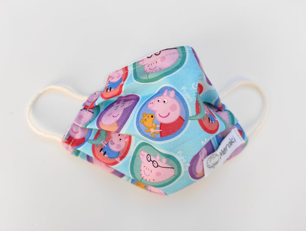Mascarilla Pepa Pig and company merakiheartmade