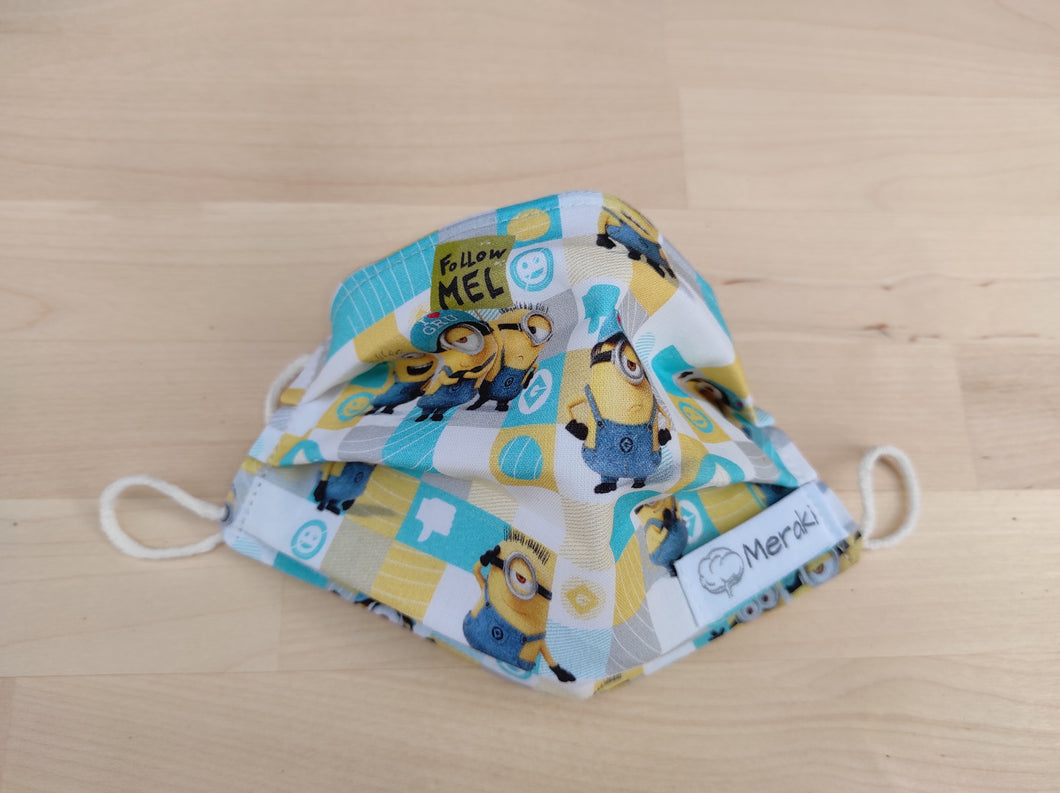 Mascarilla minions 2 merakiheartmade