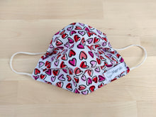 Cargar imagen en el visor de la galería, Mascarilla corazones
