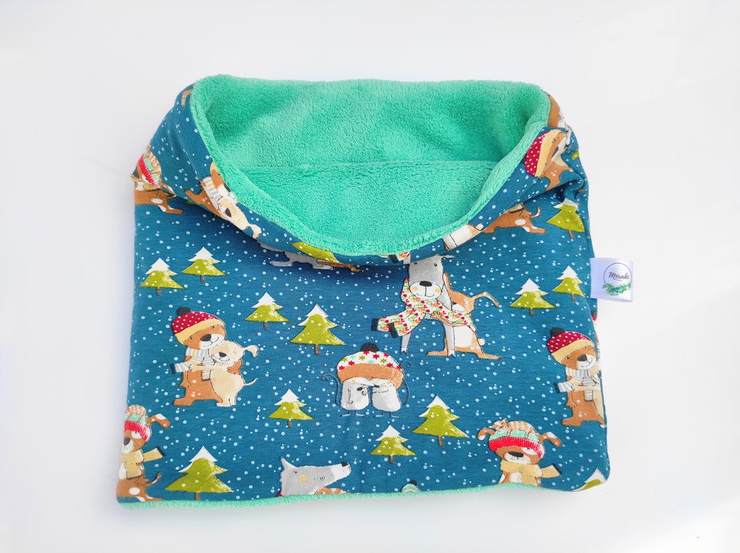 Cuello navidad verde merakiheartmade