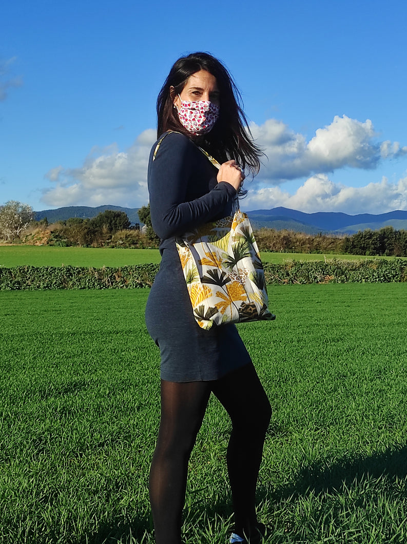 Bolsa de tela deseos otoñal  Merakiheartmade