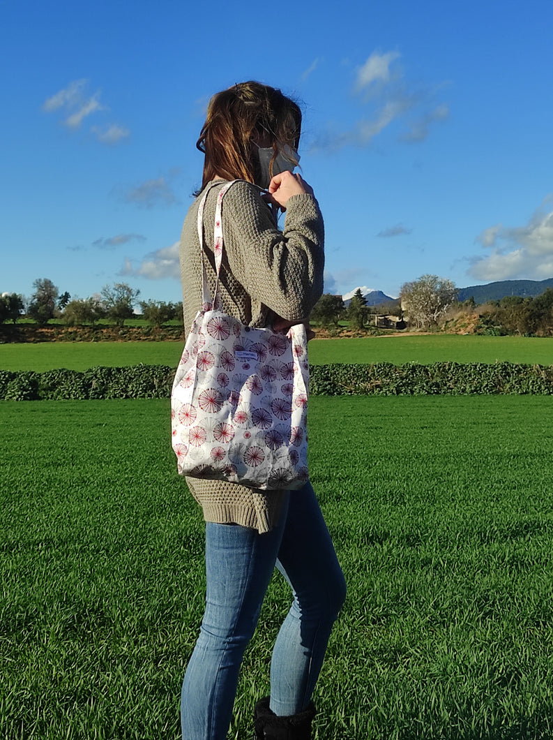 Bolsa de tela deseos roja Merakiheartmade
