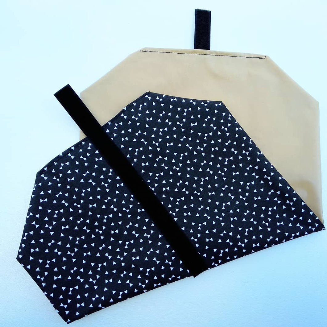 PORTA BOCATAS NEGRO PAJARITAS - Meraki Heartmade