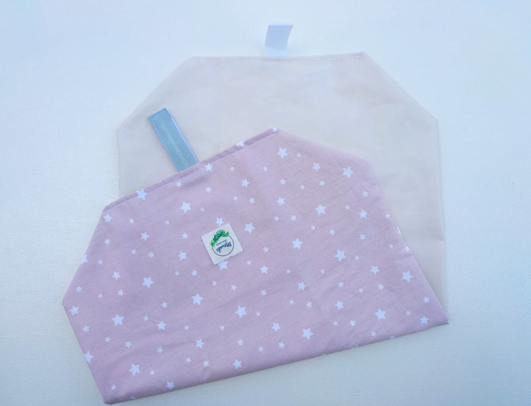 PORTA BOCATAS ROSA PALO ESTRELLITAS - Meraki Heartmade