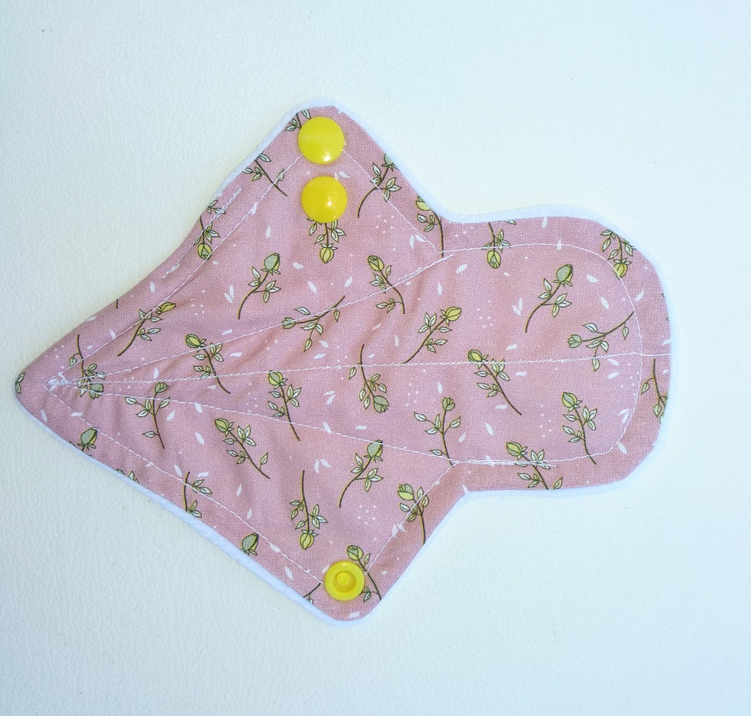 COMPRESA / SALVASLIP ROSA FLORECITAS - Meraki Heartmade