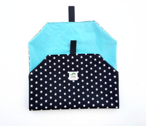 PORTA BOCATAS NEGRO ESTRELLITAS - Meraki Heartmade