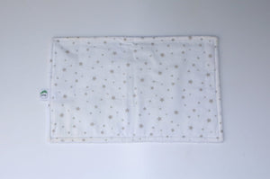 TOALLITA / ABSORBE BABAS ESTRELLAS GRIS - Meraki Heartmade